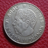 1 крона 1964   Швеция серебро    (Б.6.1)~, фото №2