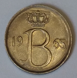 Бельгія 25 сантимів, 1965 BELGIE, фото №2