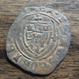 1 сейтил 1/6 реала  (1521-1557)  Португалия  Жуан III  (Л.10.19)~, фото №3