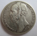 Нидерланды, 1 гульден 1848 "WILLEM II", фото №2