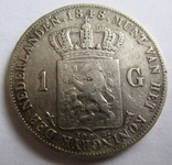 Нидерланды, 1 гульден 1848 "WILLEM II", фото №3
