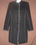 Женское пальто  демисезонное чёрное., фото №2