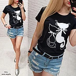 Женская футболка с котами, numer zdjęcia 2