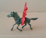 Ковбой на лошади с лассо  красного цвета Texas Италия 1960-1970-х годов, фото №4