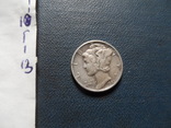 10 центов 1943  США серебро    (Г.1.13)~, фото №4