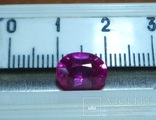 Рубин из золотого кольца СССР-10.5 мм, фото №8