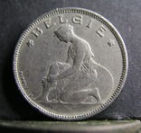 Бельгия 2 франка, 1923 № 506   диаметр 27 мм, фото №3