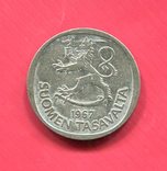 Финляндия 1 марка 1967 серебро, фото №3