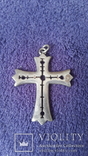 Набор из серебра два крестика и цепочка, фото №7