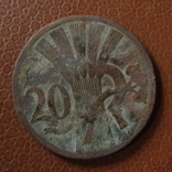 20  геллеров 1926  Чехословакия   (Г.6.9)~, фото №2