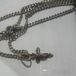 Серебряная цепочка с крестиком для ребенка 5, 52 г., фото №6
