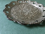 Декоративная тарелка металл, фото №3