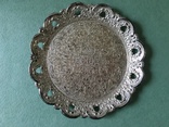 Декоративная тарелка металл, фото №8