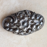 Серебряная брошь в стиле модерн, клеймо (11.5г), фото №5