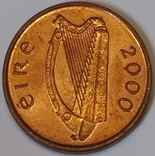 Ірландія 1 пенні, 2000, фото №3