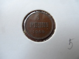 1 пенни 1906  Россия для Финляндии  Холдер 5~, фото №2