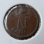 1 пенни 1906  Россия для Финляндии  Холдер 5~, фото №5