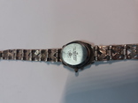 Часы женские с серебра 925 пр ( Japan ) вес 31 гр., фото №10