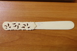 Нож Орнаментальный кость ф-ка Ломоносова, фото №5