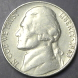 5 центів США 1965, фото №2