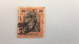 Почтовая марка Германия 1900 г, фото №2