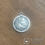 Кулон Знак Зодиака «Дева», серебро 835., фото №7
