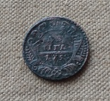 Деньга 1730г. Перечекан, фото №2