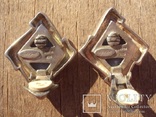 Брошь и клипсы с лазуритом Vendome, Франция., фото №11