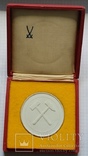 Настольная медаль Мейсен в родной коробке., photo number 4