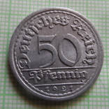 50 пфеннигов 1921 F  Германия   (Р.5.26) ~, фото №2