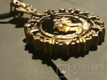 Старинный золотой медальон- кулон, фото №9