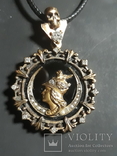 Старинный золотой медальон- кулон, фото №11