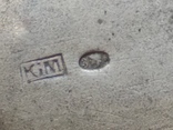 Портсигар серебряный подпись 1942 год, клейма 875 проба, вес 99 грамм, фото №5