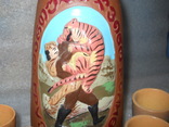 Грузинская бутылка "Витязь в тигровой шкуре", фото №3