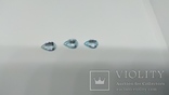 Топаз природный голубой 23.55ct, комплект капли, фото №6