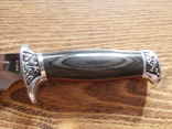 Охотничий нож COLUMBIA В051-5 с металлической гравированой гардой, фото №7