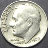 10 центів США 1972, фото №2