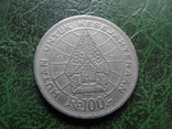 100 рупий  1978  Индонезия      ($1.7.8)~, фото №3