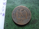 10 сантим 1855  Франция    ($1.7.18) ~, фото №4