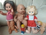Две куклы, два голыша, три пупса., фото №2