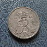 1  эре 1966   Дания  цинк  ($2.1.14) ~, фото №2