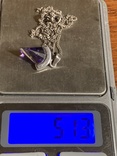 Кулон на цепочке серебро 925(3), фото №11