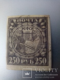 Марка 250 рублей 1921 год, фото №2