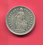 Швейцария 2 франка 1920, фото №3