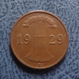 1 пфенниг 1929 Е  Германия    ($2.2.14)~, фото №2