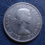 50 центов  1958   Канада серебро   (2.6.5)~, фото №3