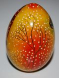 Расписное яйцо, у.н. "Дударь", ручная работа, с поставкой - 7х5 см., фото №5