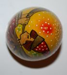 Расписное яйцо, у.н. "Дударь", ручная работа, с поставкой - 7х5 см., фото №7
