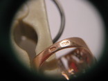 Золотое кольцо "Шапка Мономаха" №585пробы. Камни цирконий и натуральный гранат., фото №11