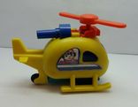 РЕДКАЯ Старинная заводная механическая игрушка СССР Вертолет с коробкой 1980-х годов, фото №8